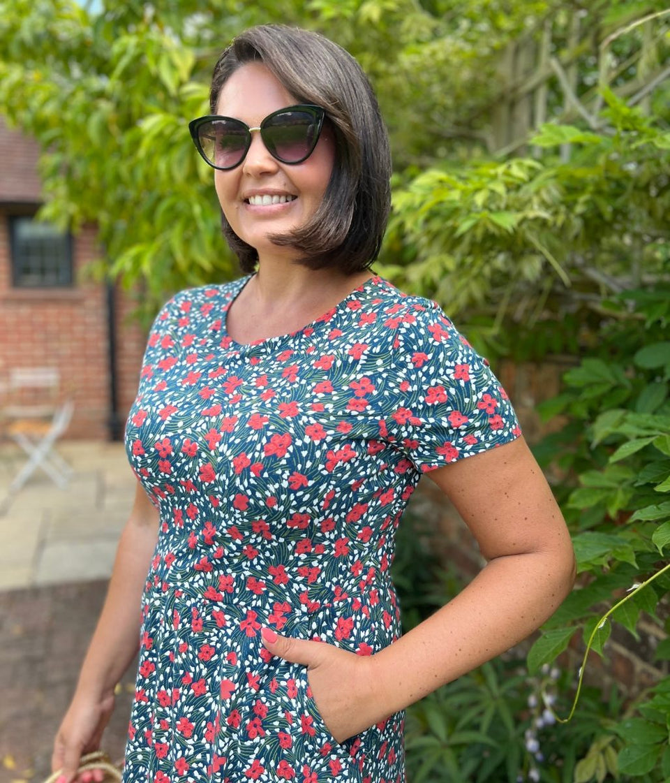Ex Seasalt April Reed Flower Dress