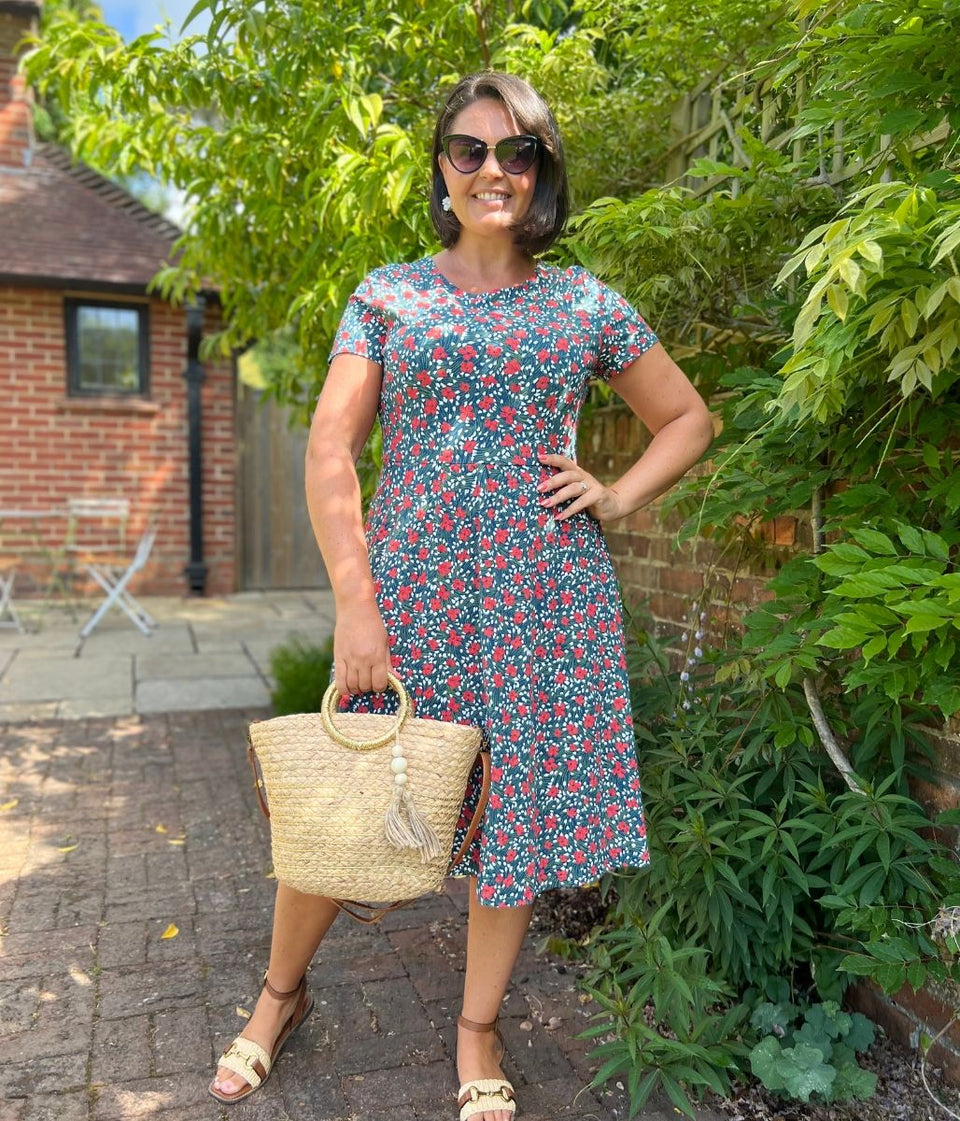 Ex Seasalt April Reed Flower Dress