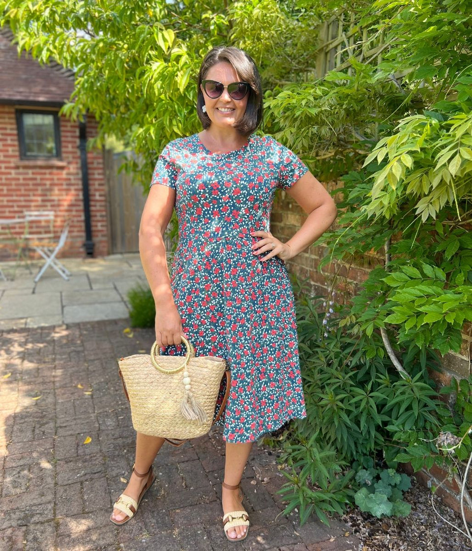 Ex Seasalt April Reed Flower Dress