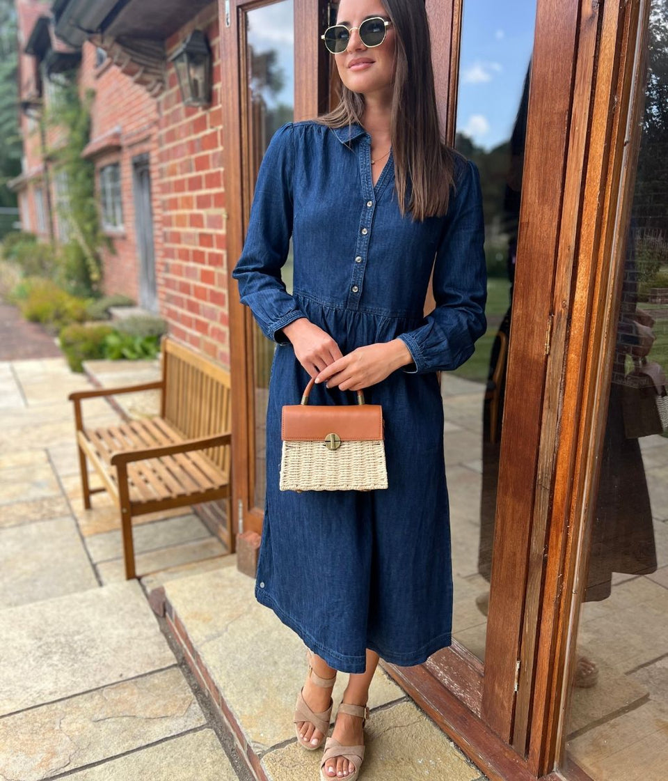 Brakeburn Ashmore Denim Shirt Dress