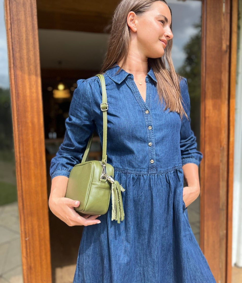 Brakeburn Ashmore Denim Shirt Dress