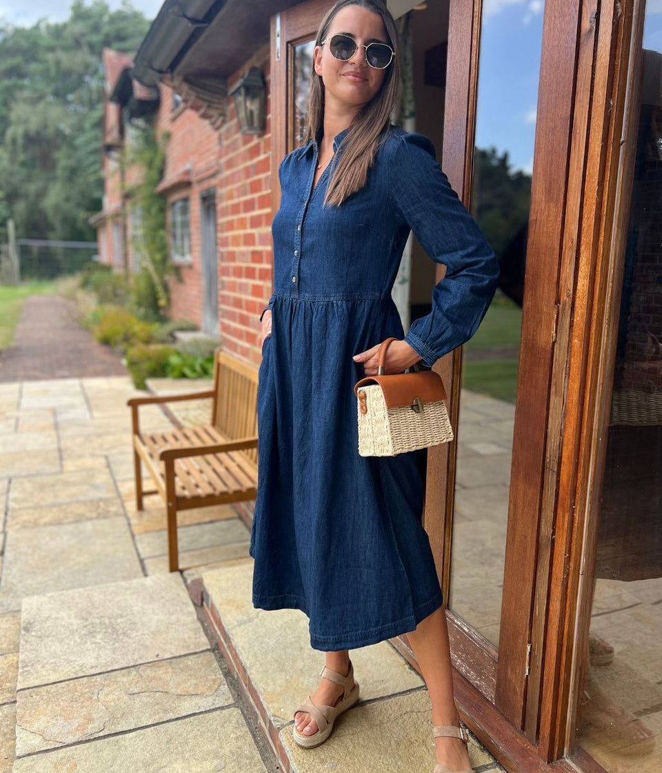 Brakeburn Ashmore Denim Shirt Dress