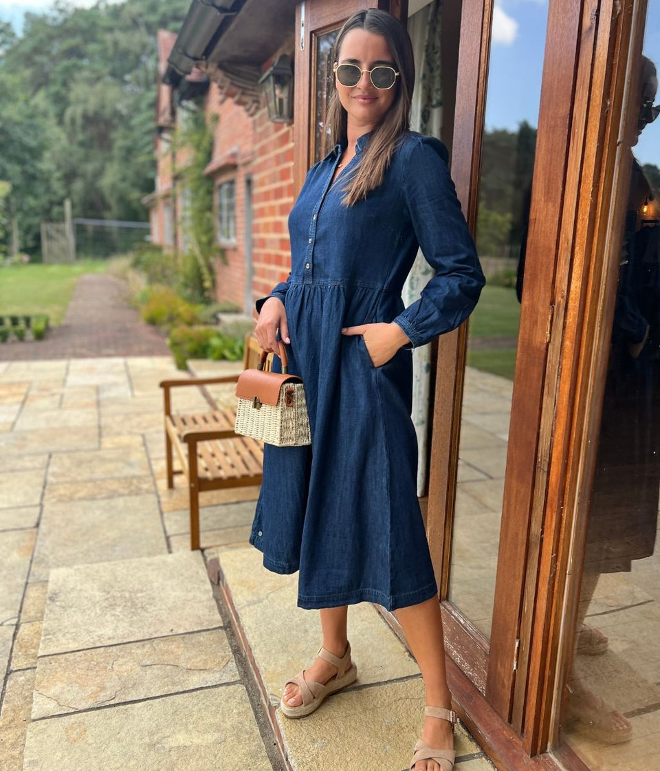 Brakeburn Ashmore Denim Shirt Dress