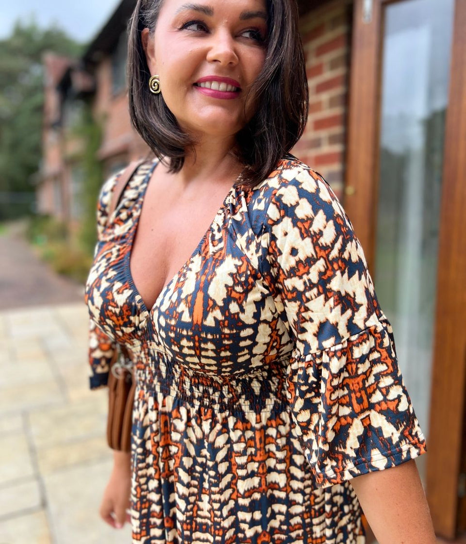 Grey Naples Midaxi Dress