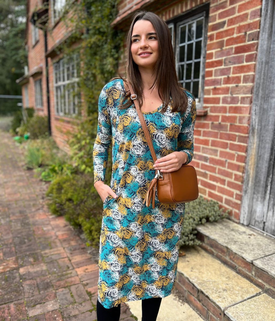 Mistral Artichoke Print Whirly Dress