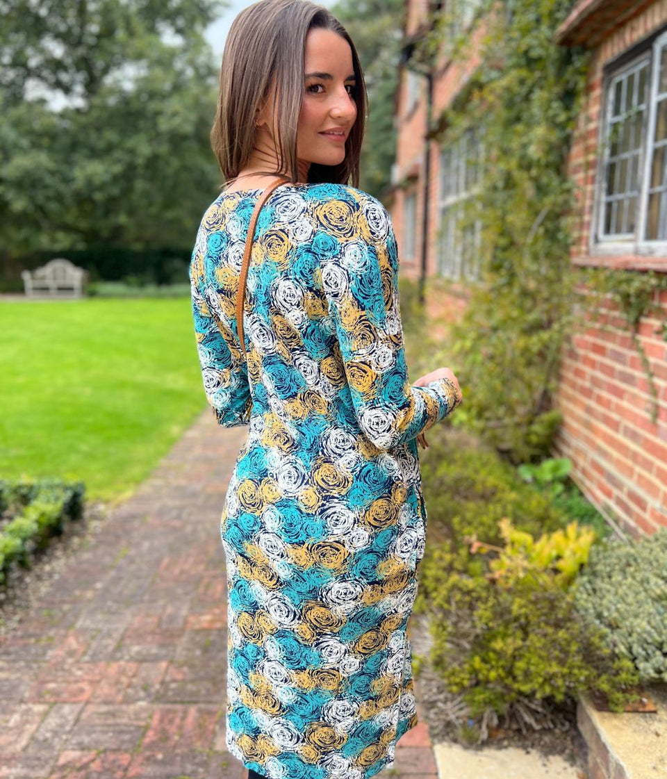 Mistral Artichoke Print Whirly Dress