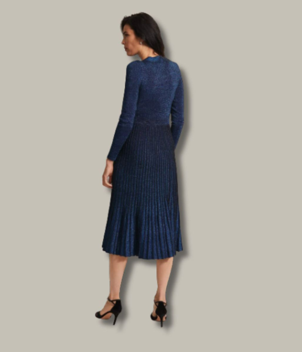 Jessamin Shimmer Knit Midi Dress