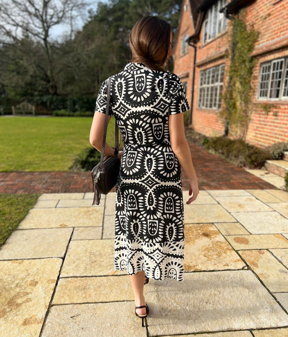 Rua Jersey Midi Shirt Dress