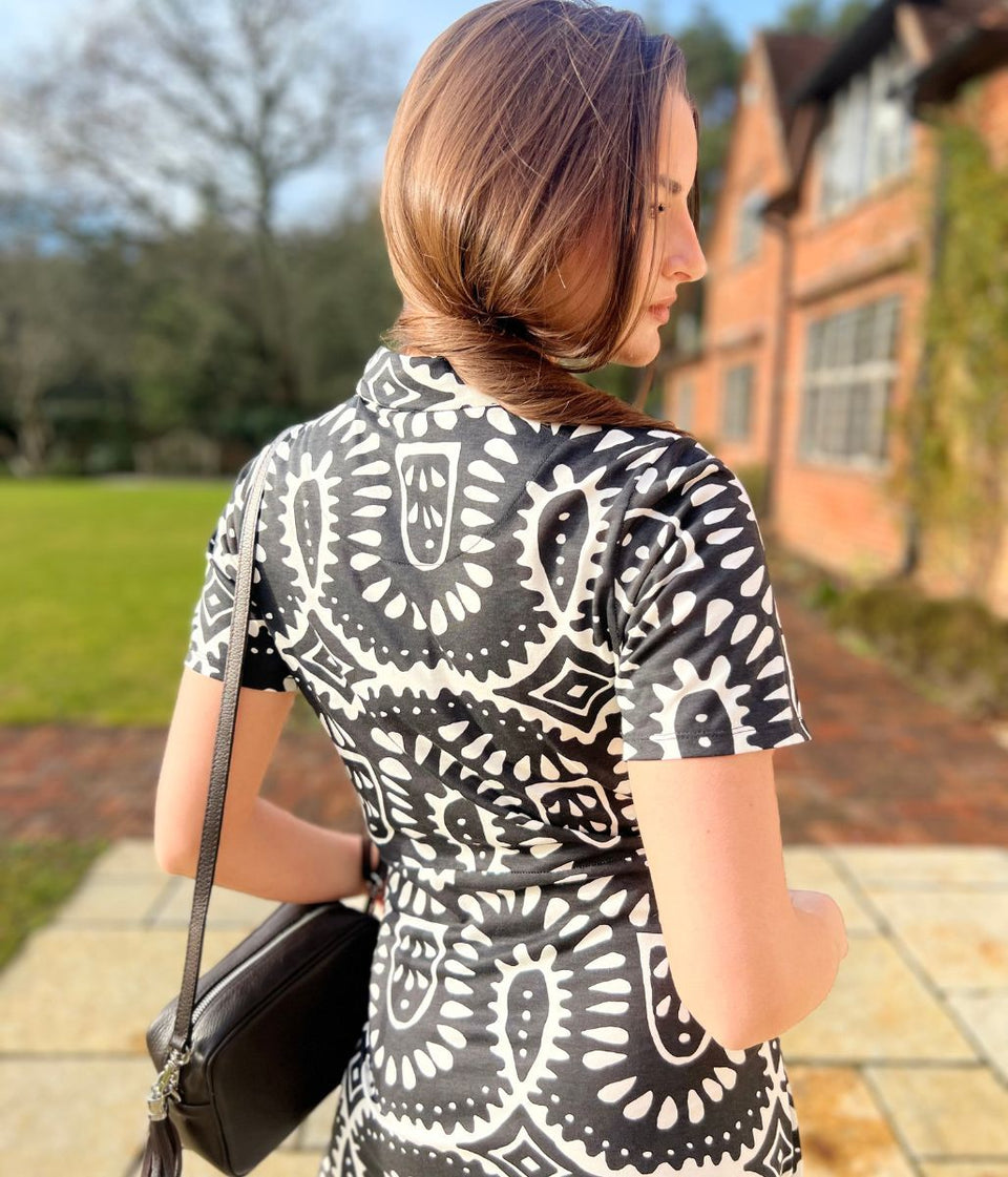 Rua Jersey Midi Shirt Dress