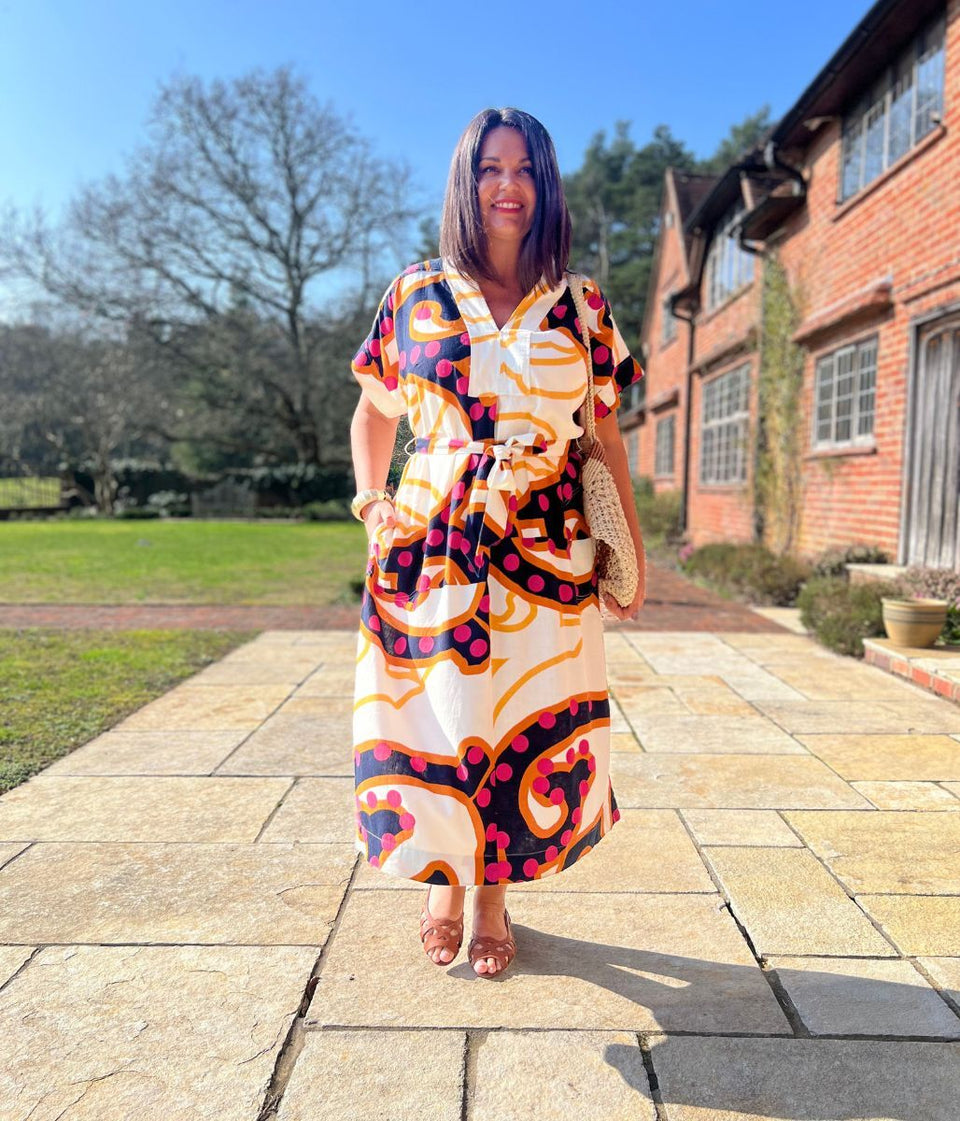 Marianne Linen Blend Midi Dress