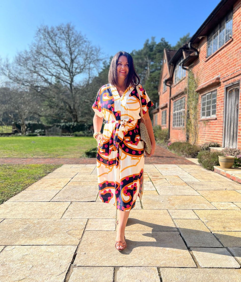 Marianne Linen Blend Midi Dress