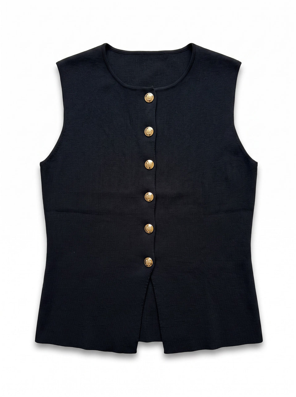 Black Neve KnitWaistcoat