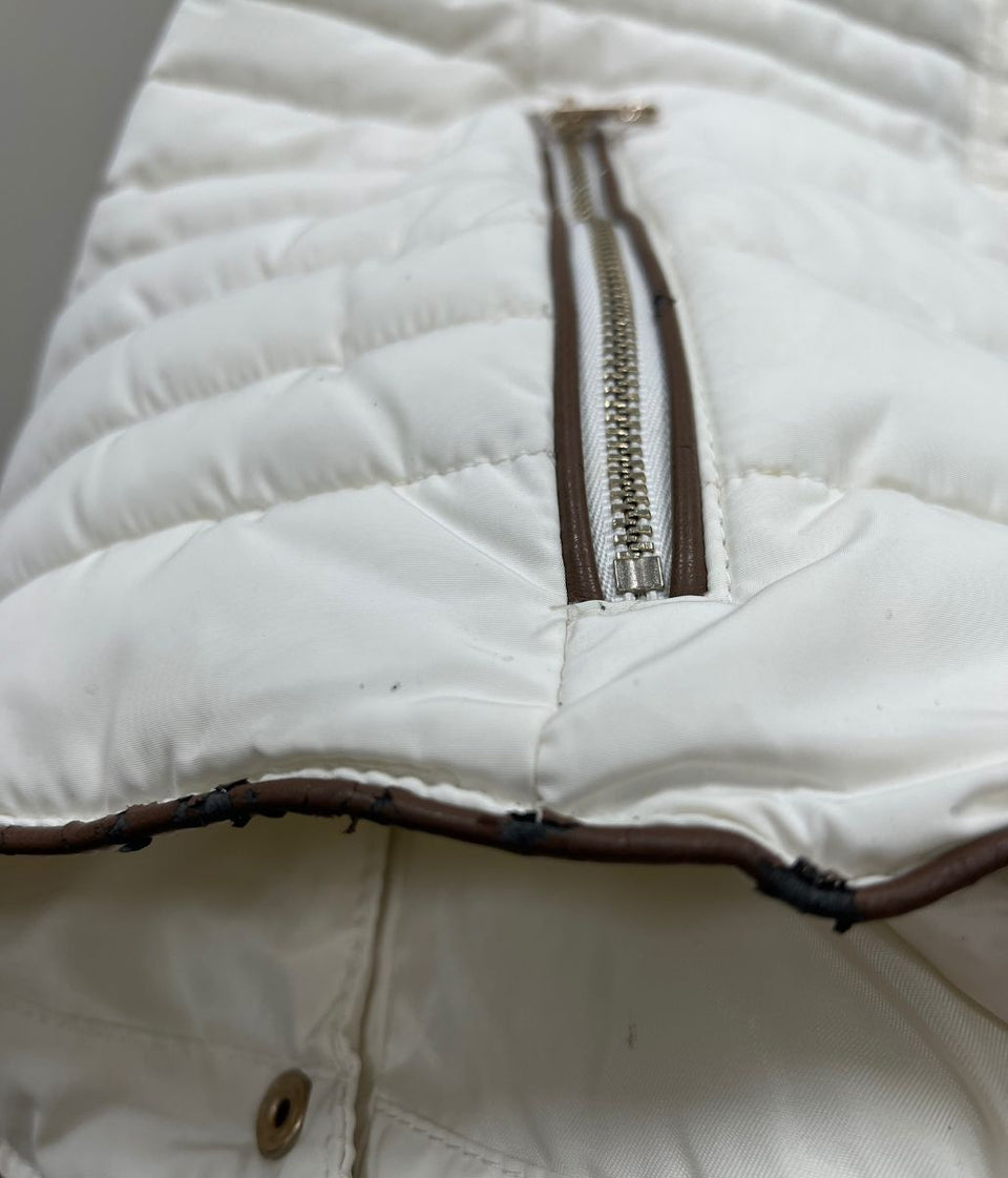 Winter White Melford Hooded Gilet - Seconds