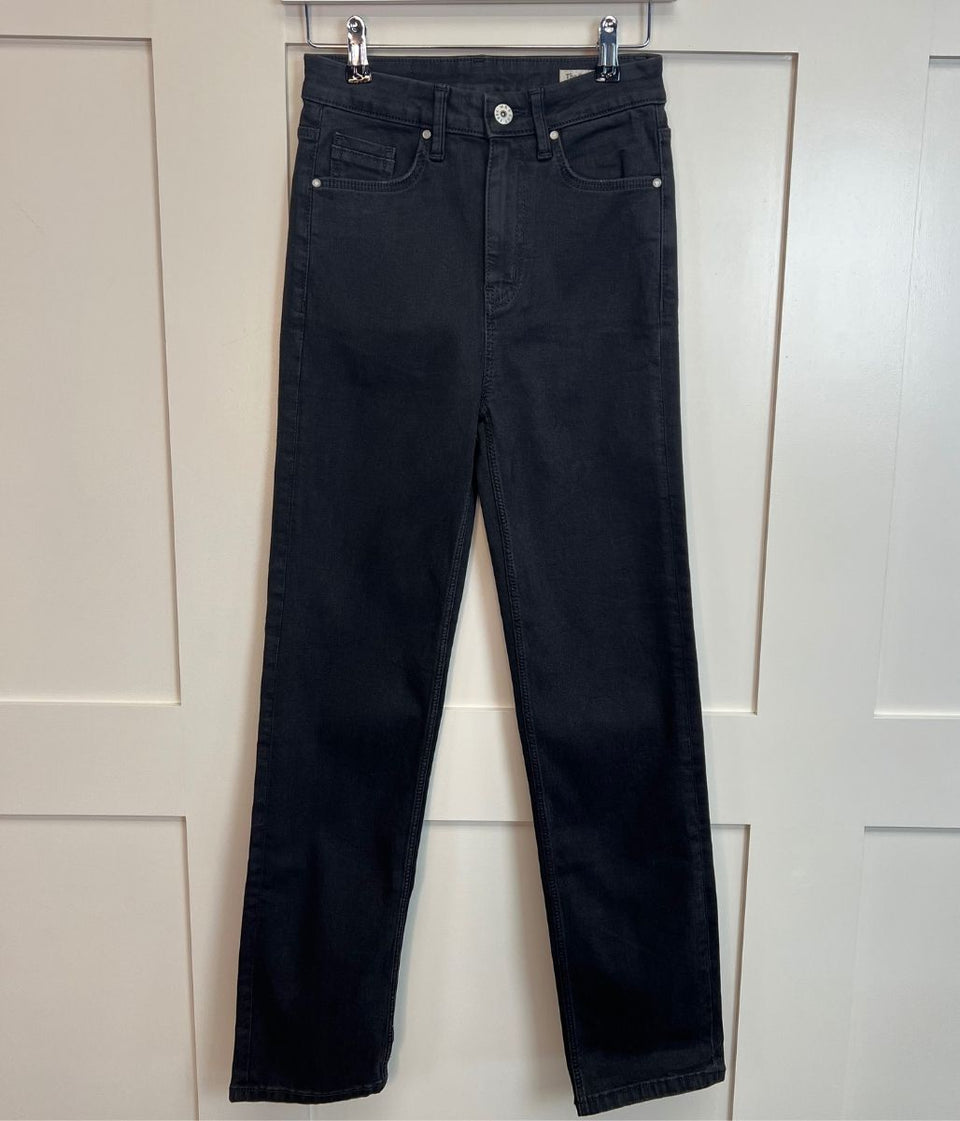 Navy Harper Ankle Grazer Jean