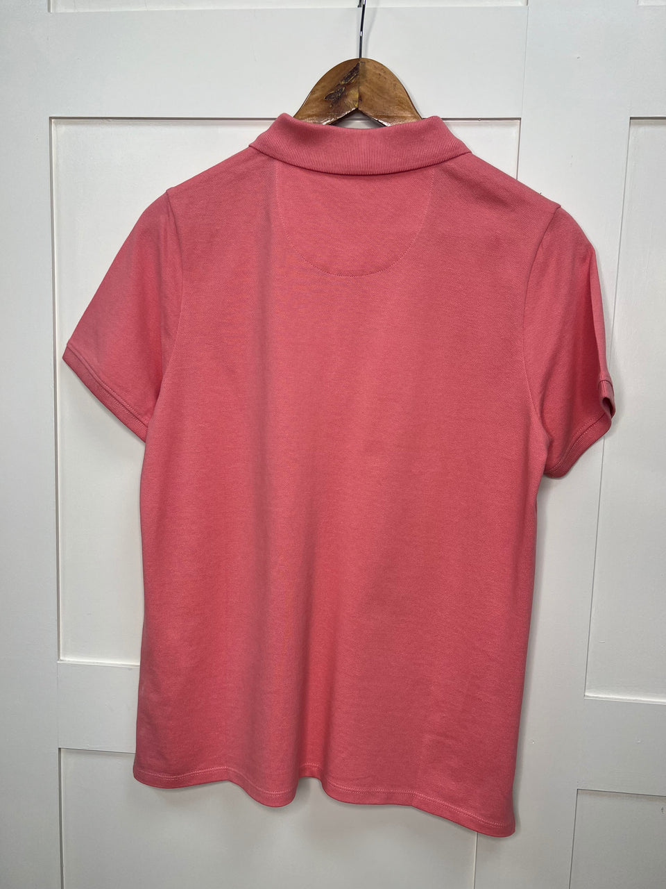 Coral Short Sleeve Logo Polo Shirt