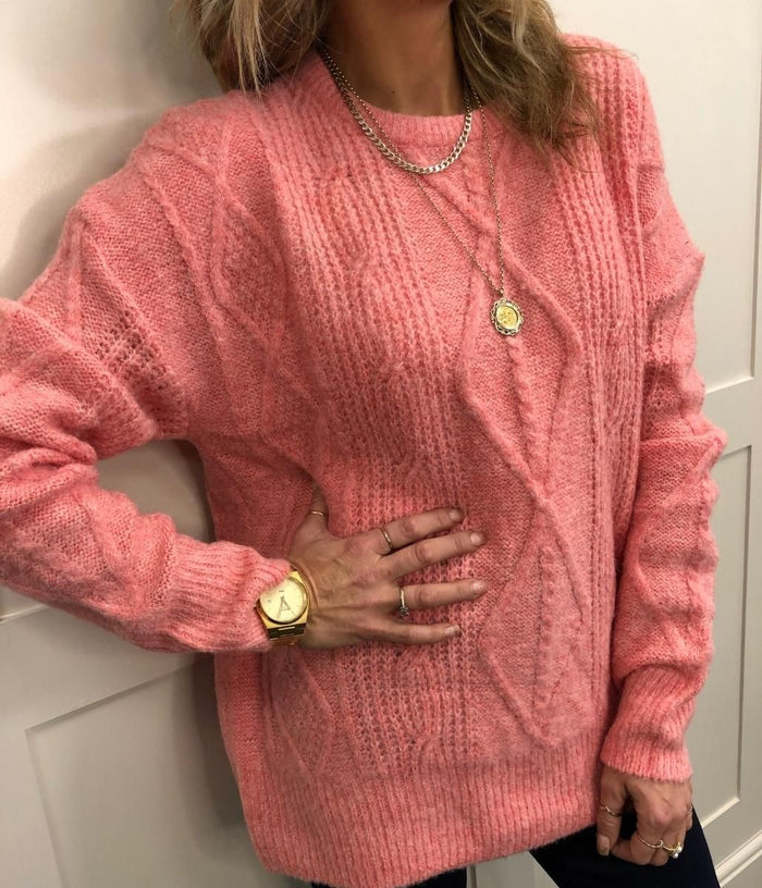 Pink sale diamond jumper