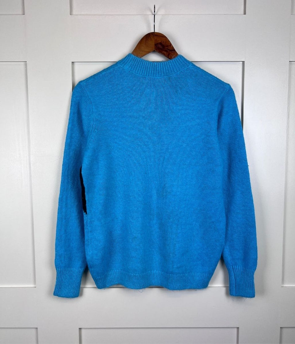 Turquoise Diamond Argyle Jumper