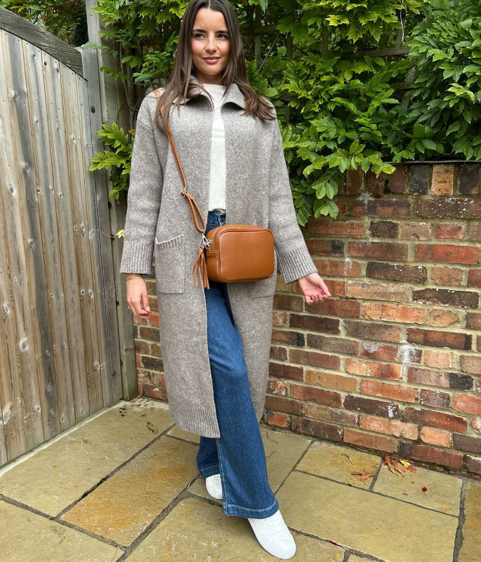 Biscuit Longline Coatigan