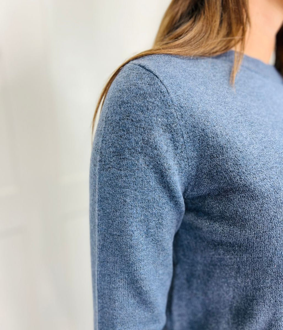 Blue Recycled Blend Jumper