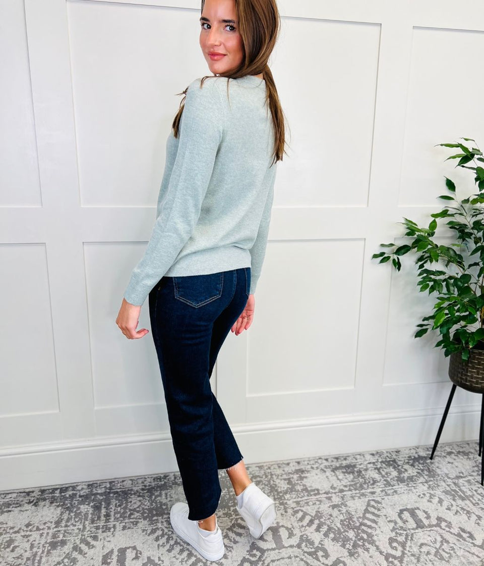 Sage Green Recycled Blend Jumper