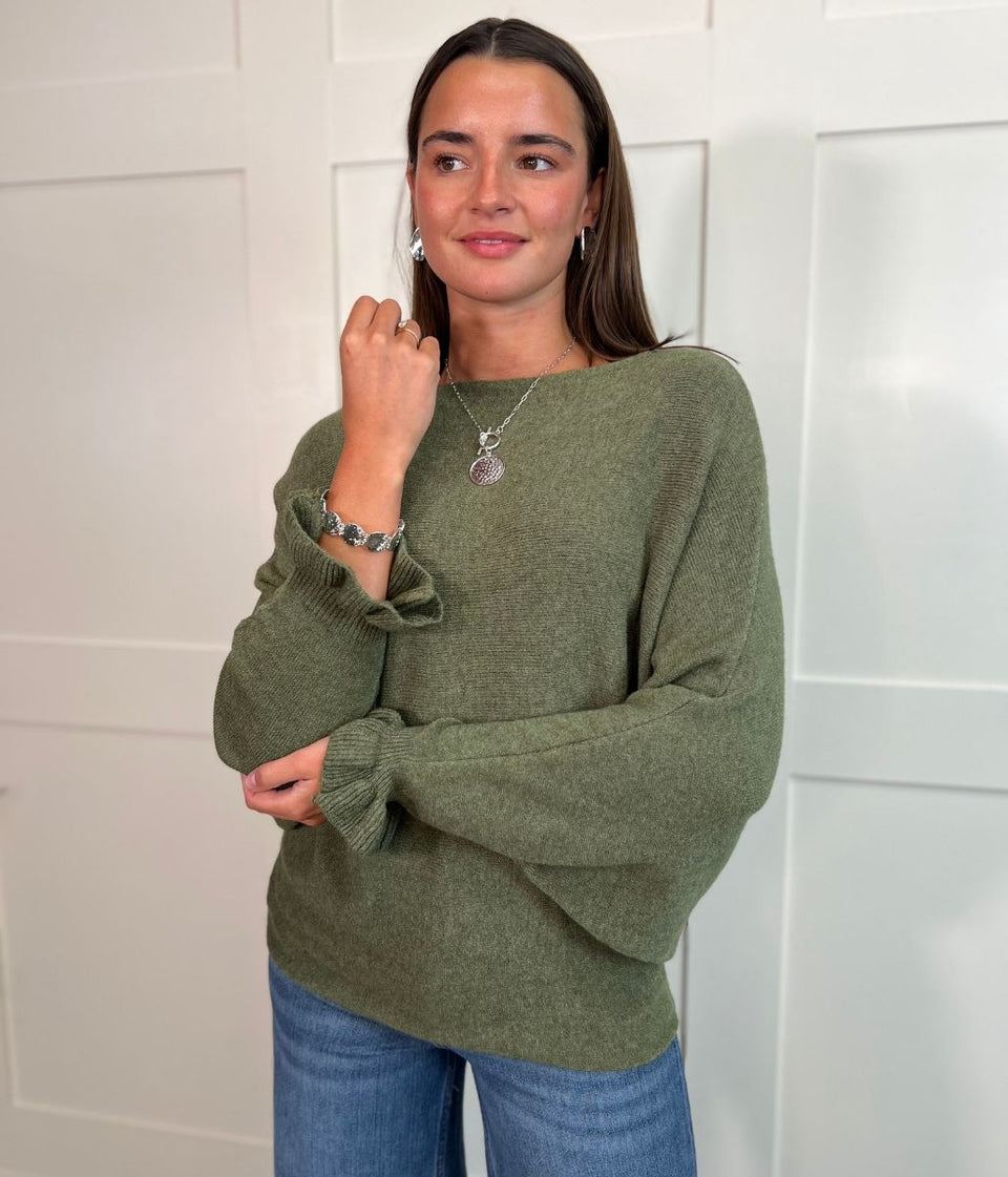 Khaki Rochelle Jumper