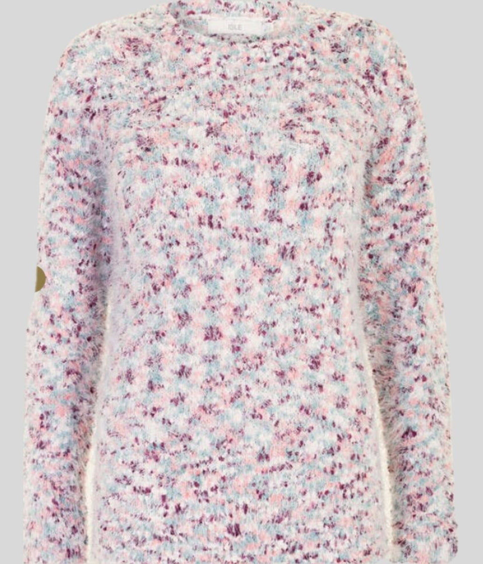 Pale Pink Textured Soft Jumper