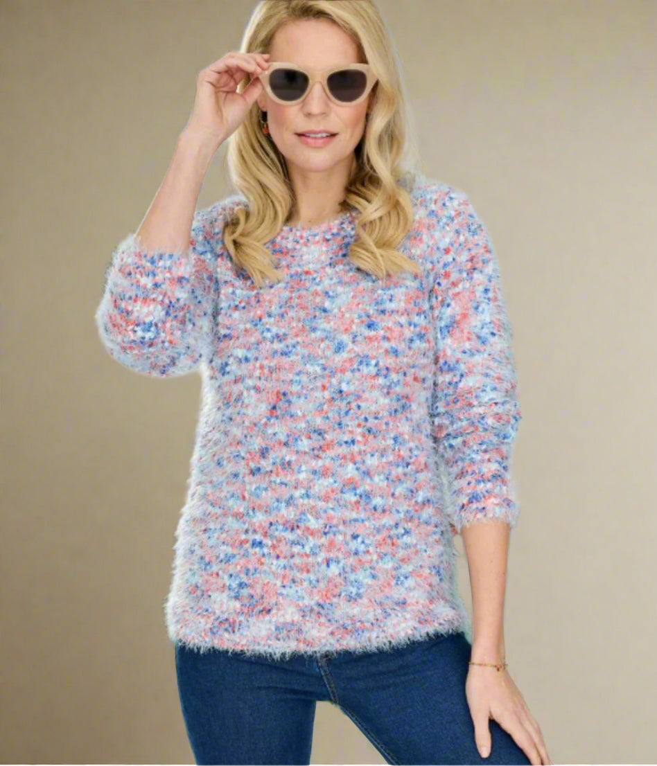 Coral Textured Soft Jumper