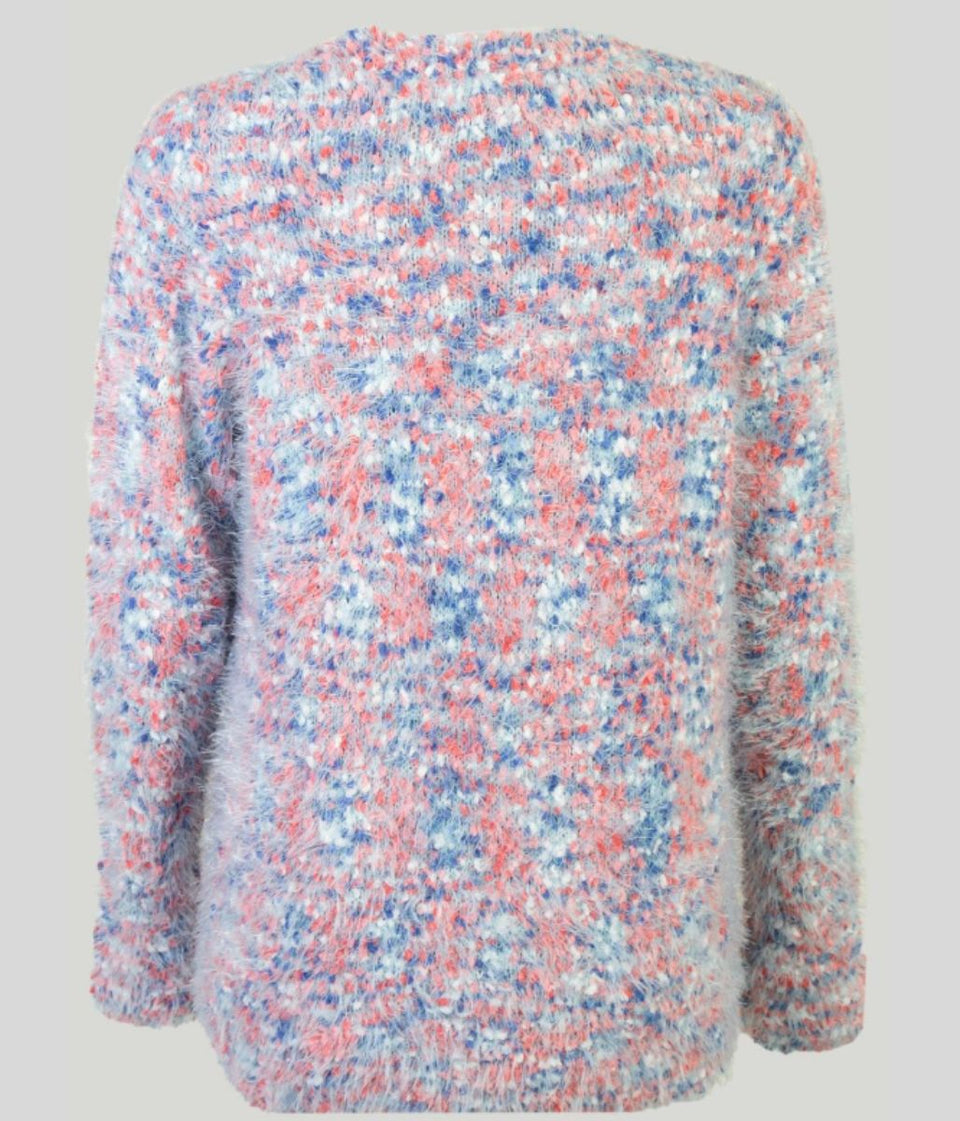 Coral Textured Soft Jumper