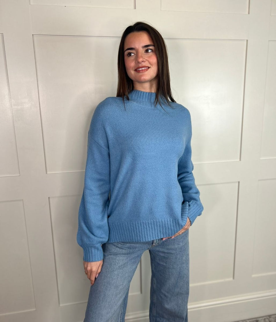 Blue Heidi Relaxed Jumper