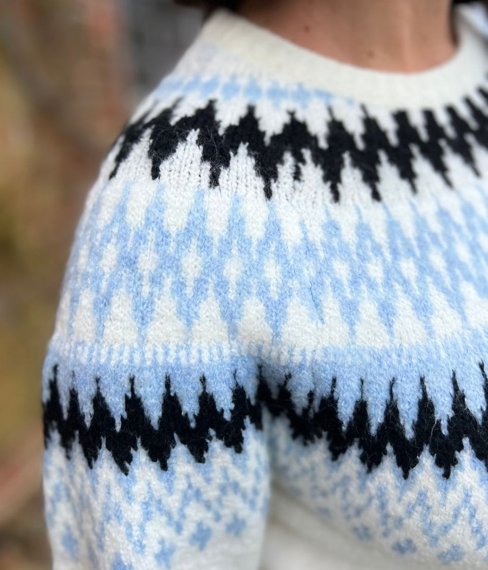 Ivory Fairisle Design Jumper