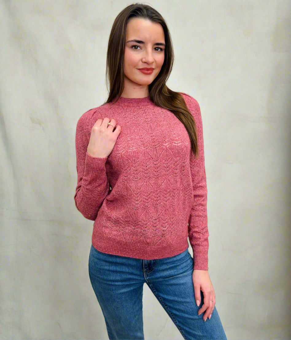 Dark Pink Kristie Jumper