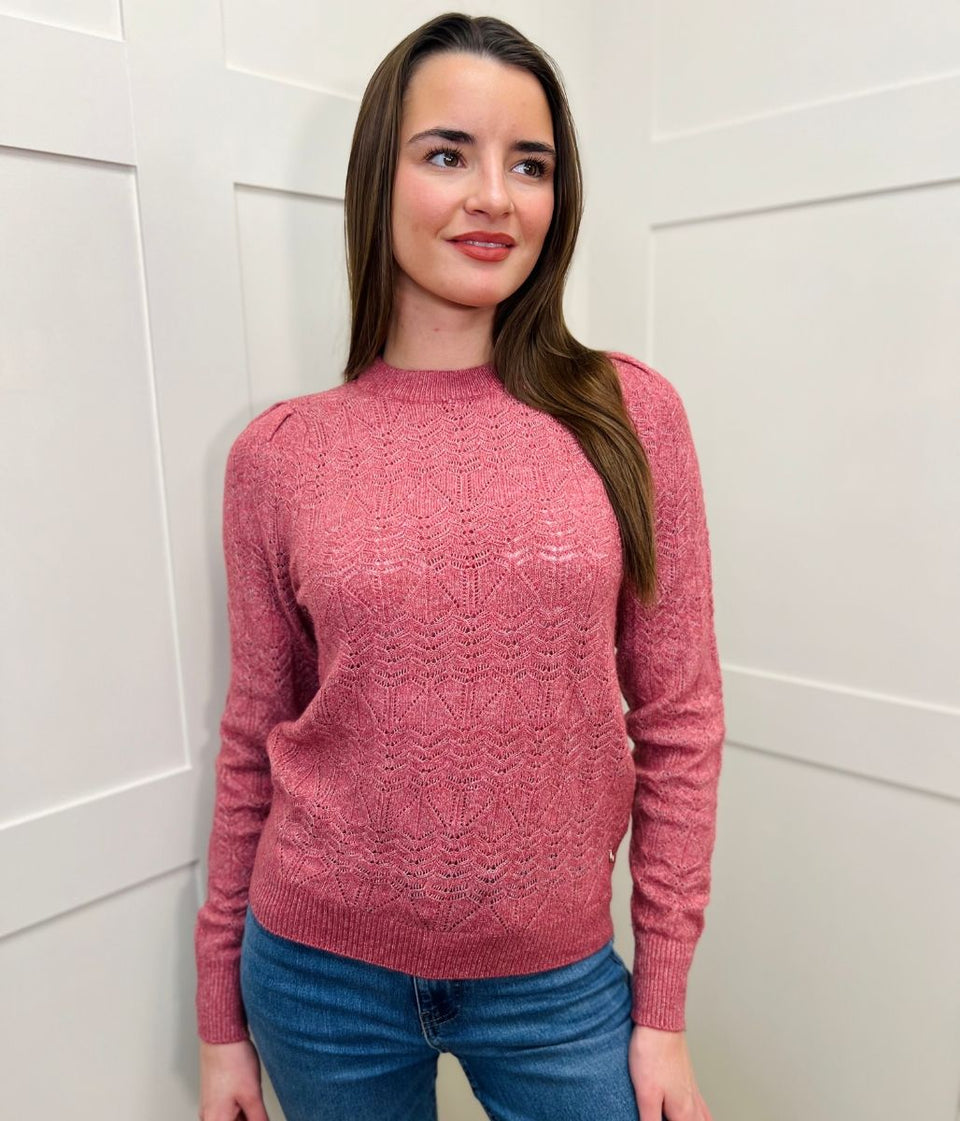 Dark Pink Kristie Jumper