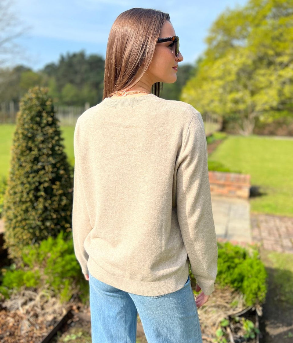 Taupe Recycled Blend Jumper