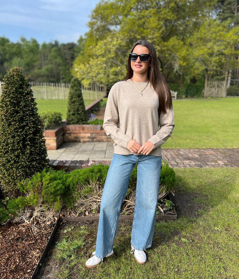 Taupe Recycled Blend Jumper