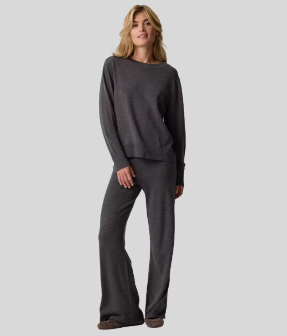 Brown Fine Merino Wool Jumper