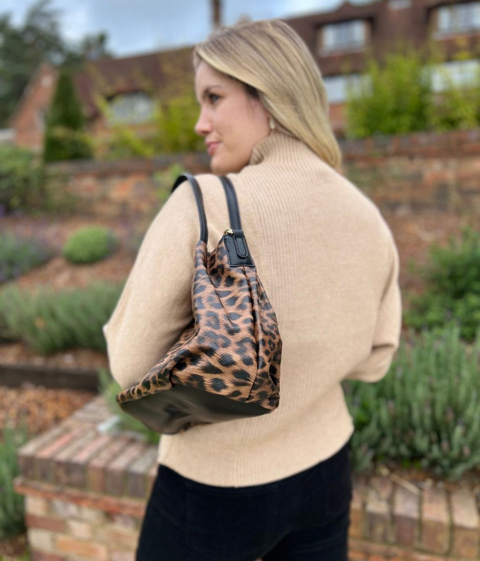 Camel Turtle Neck Ribbed Batwing Jumper