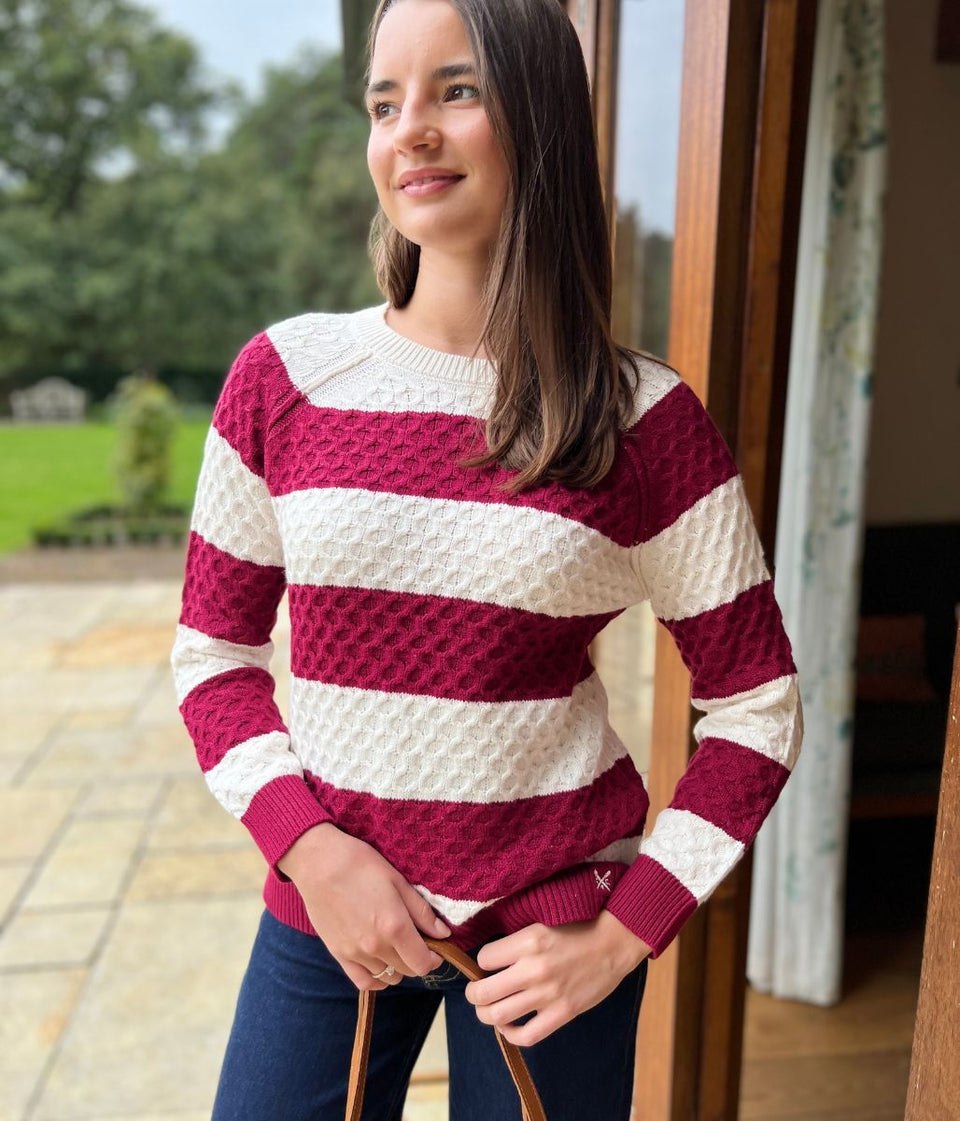 Dartmouth Textured Stripe Jumper