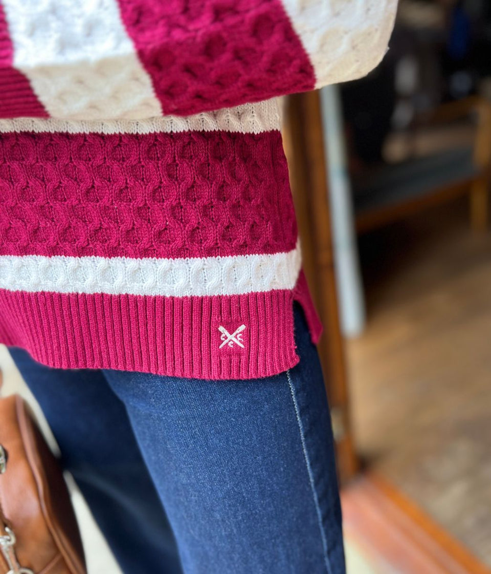 Dartmouth Textured Stripe Jumper