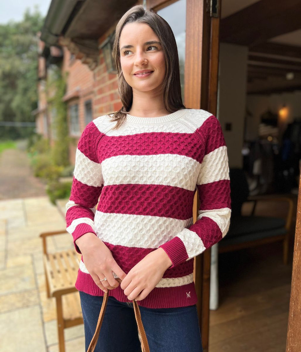 Dartmouth Textured Stripe Jumper