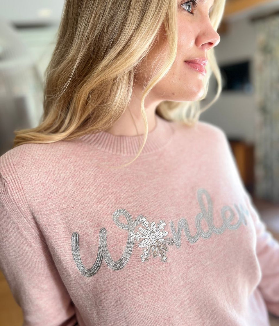 Pink Christmas Wonder Jumper