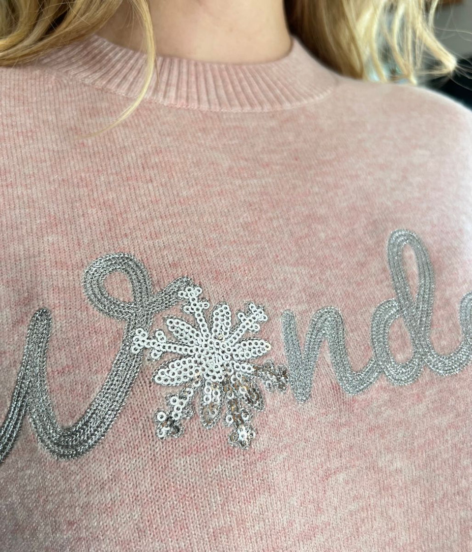 Pink Christmas Wonder Jumper
