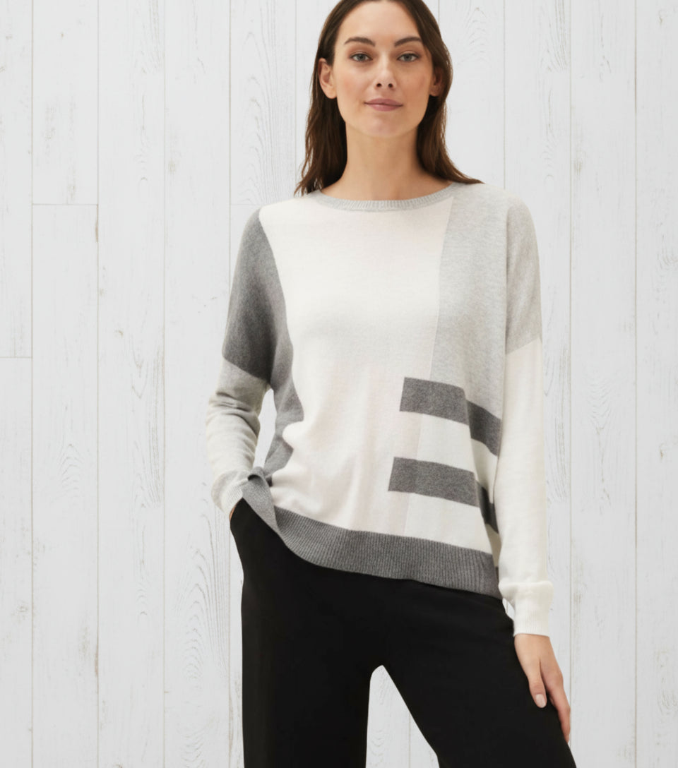 Melisse Colourblock Stripe Jumper