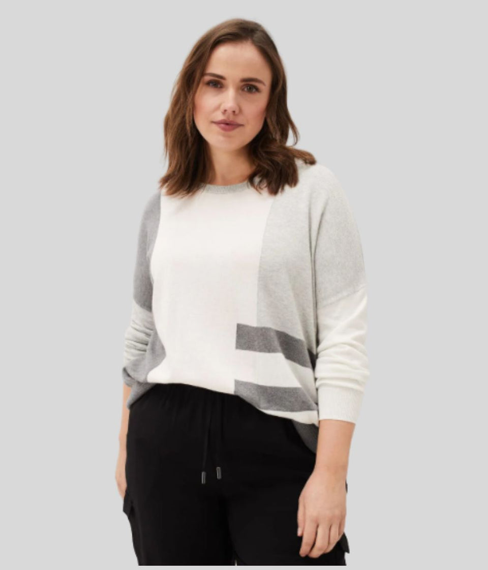 Melisse Colourblock Stripe Jumper