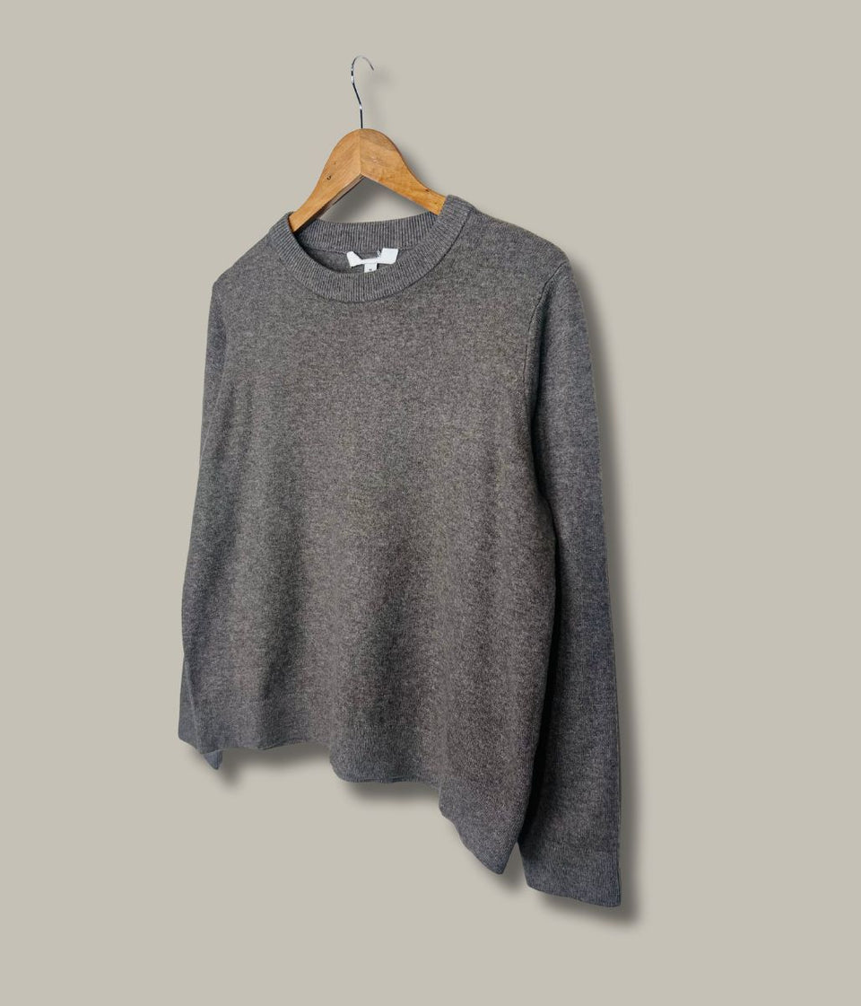 Mocha Air Yarn Crew Neck Jumper
