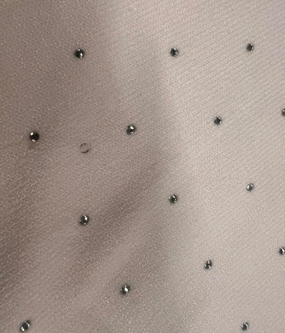 Ivory Diamante Fine Knit Jumper - Seconds