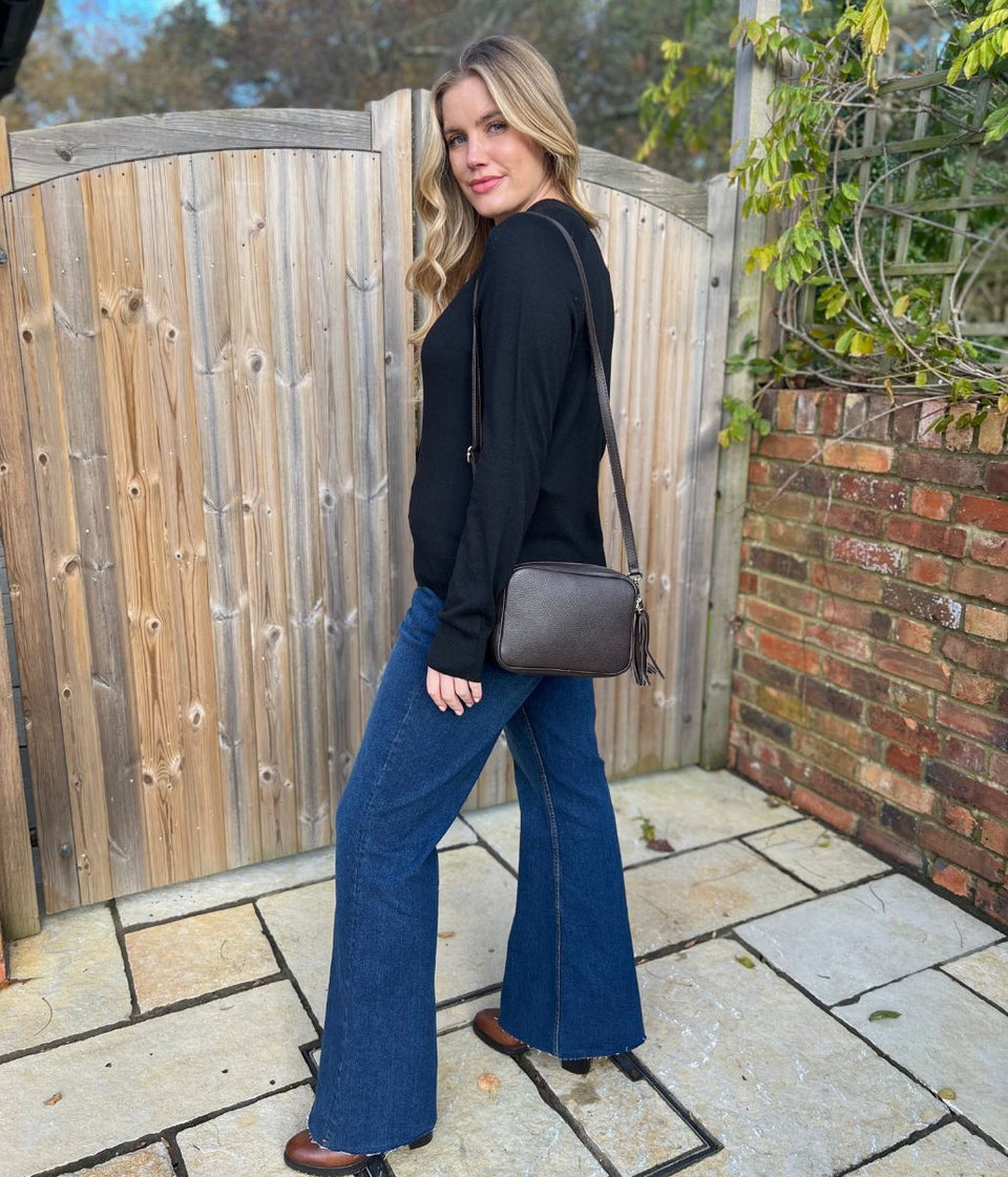 Black Soft Touch Knitted Cardigan