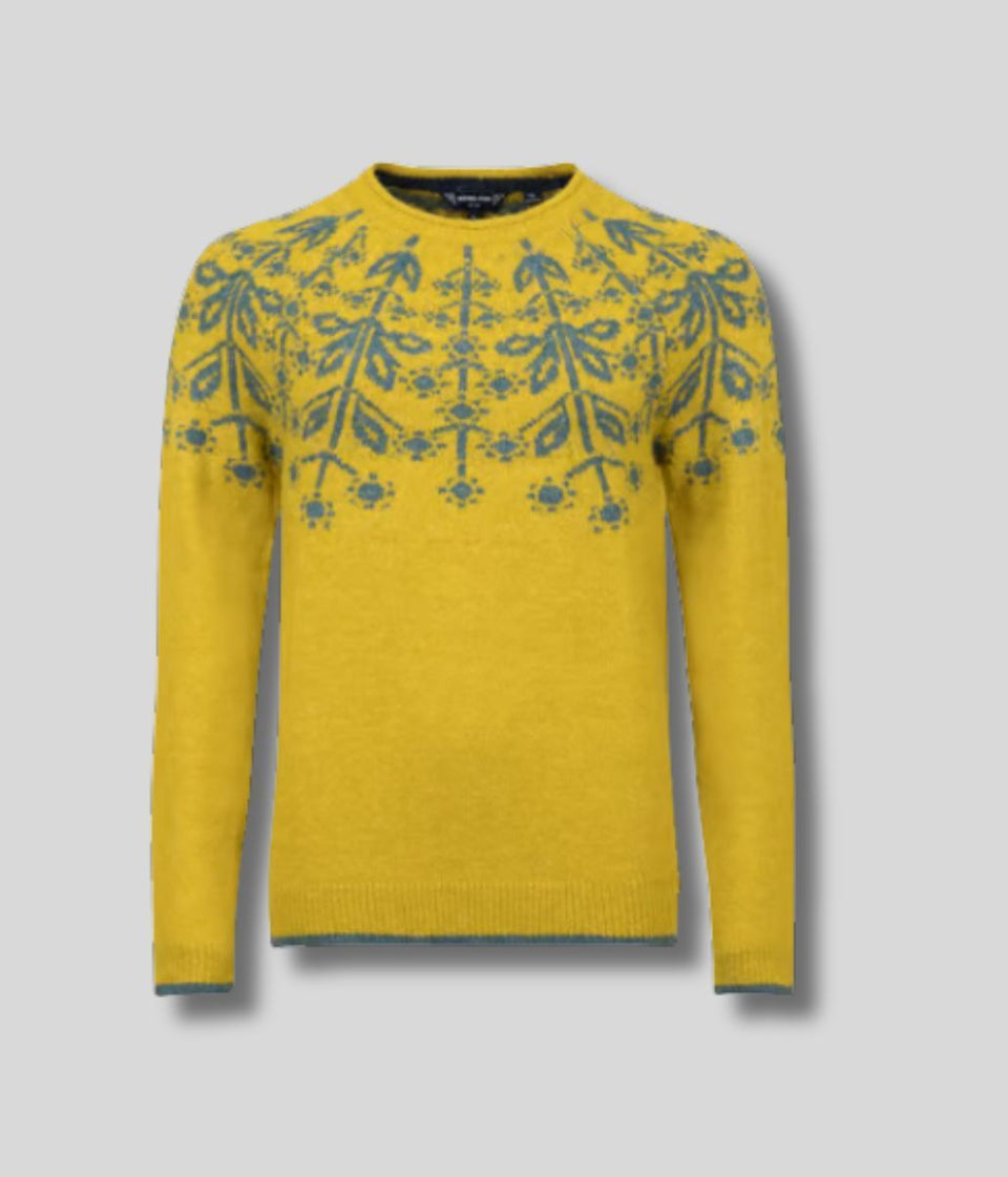 Antique Moss Miska Fairisle Jumper