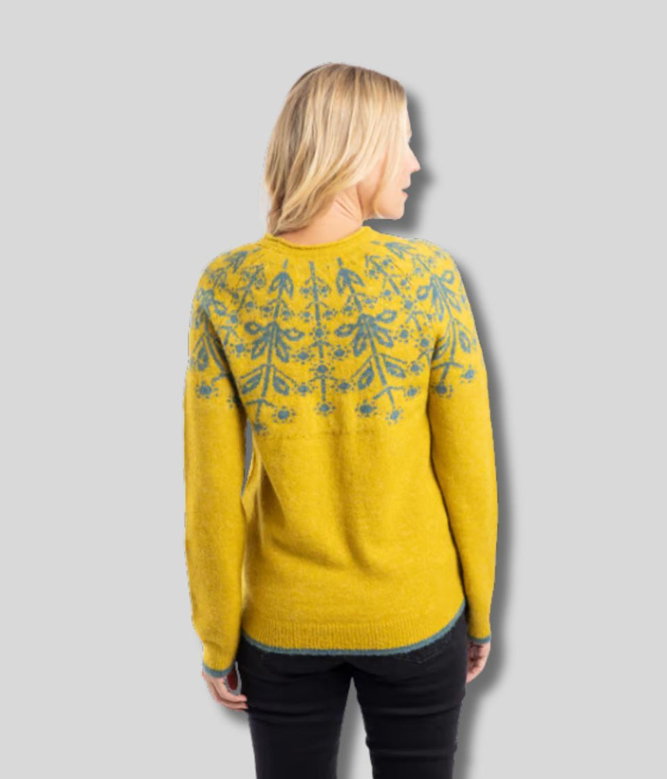 Antique Moss Miska Fairisle Jumper