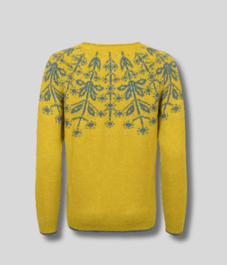 Antique Moss Miska Fairisle Jumper