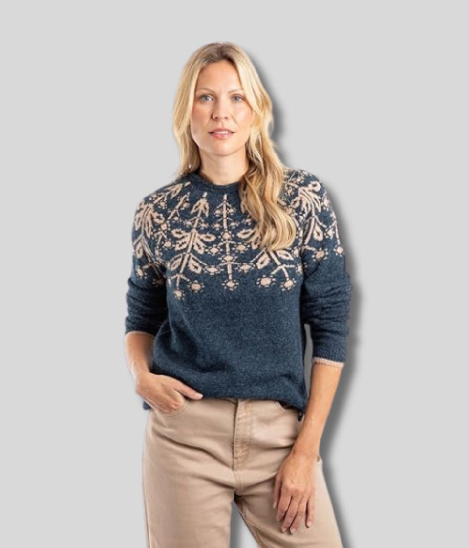 Navy Miska Fairisle Jumper